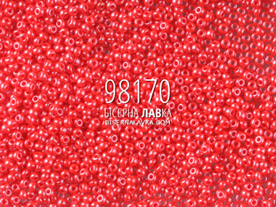 Бісер Preciosa 98170 (червоний) 543 фото