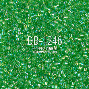 Бісер Miyuki Delica DB-1246 11/0 (салатовий) 2804 фото