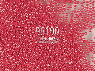 Бісер Preciosa 98190 (червоний) 544 фото