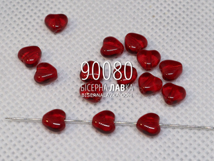 Preciosa Hearts 90080 6x6 мм, уп. 15 шт 1300 фото