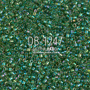 Бісер Miyuki Delica DB-1247 11/0 (зелений) 2805 фото