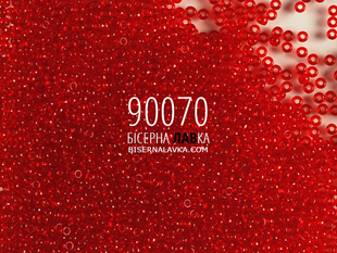 Бісер Preciosa 90070 (червоний) 522 фото