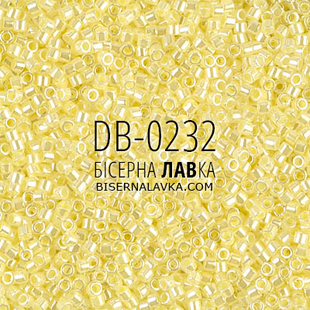 Бісер Miyuki Delica DB-0232 11/0 (жовтий) 2749 фото