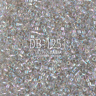 Бісер Miyuki Delica DB-1251 11/0 (сірий) 2809 фото