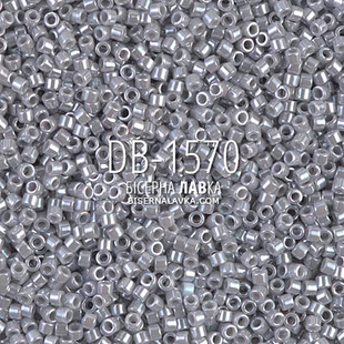 Бісер Miyuki Delica DB-1570 11/0 (сірий) 2816 фото