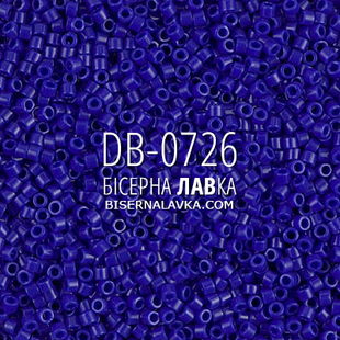 Бісер Miyuki Delica DB-0726 11/0 (синій) 2756 фото