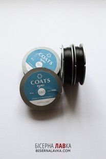 Нитки для бісеру Coats Nymo 061 U9500 чорні, 75 м 2591 фото