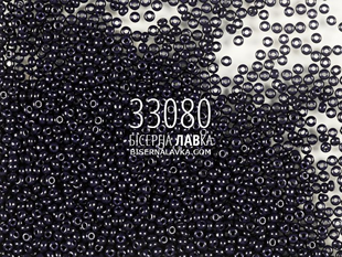Бісер Preciosa 33080 (темно-синій) 433 фото