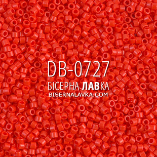 Бісер Miyuki Delica DB-0727 11/0 (червоний) 2757 фото