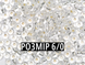 Бісер Preciosa 6/0-78102 (срібний) 1168 фото 1