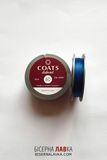 Нитки для бісеру Coats Dabond 60 U7341 сині, 75 м 2975 фото