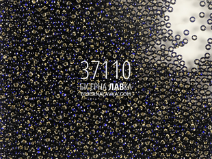 Бісер Preciosa 37110 (темно-синій) 438 фото