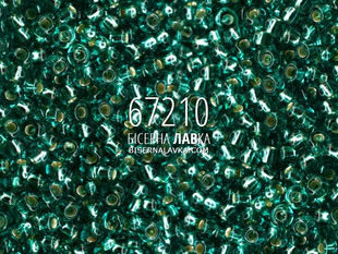 Бісер Preciosa 67210 (бірюзовий) 878 фото