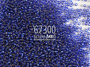 Бісер Preciosa 67300 (синій) 505 фото