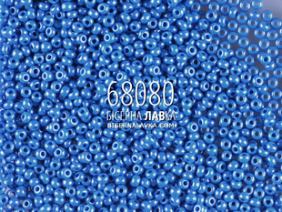 Бісер Preciosa 68080 (темно-блакитний) 509 фото