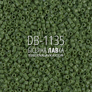 Бісер Miyuki Delica DB-1135 11/0 (оливковий) 2725 фото
