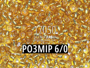 Бісер Preciosa 6/0-17050 (медовий) 2843 фото