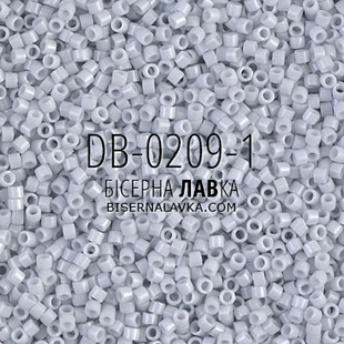 Бісер Miyuki Delica DB-0209-1 11/0 (сіро-блакитний) 2733 фото