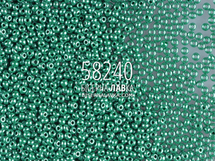 Бісер Preciosa 58240 (темно-зелений) 486 фото